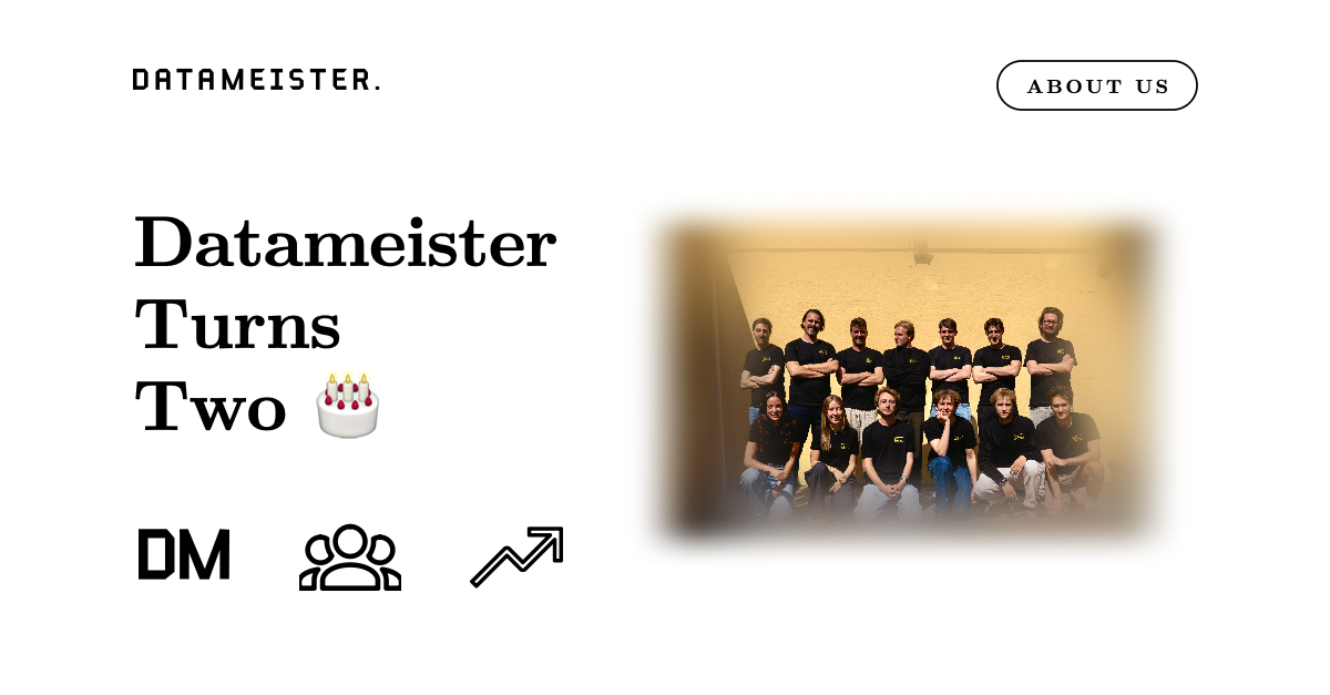 Datameister Turns Two 🎂