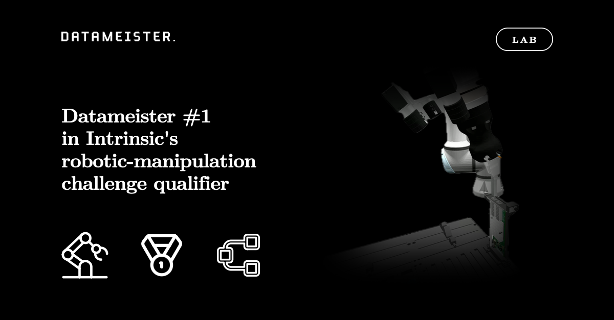 Datameister #1 in Intrinsic's robotic-manipulation challenge qualifier