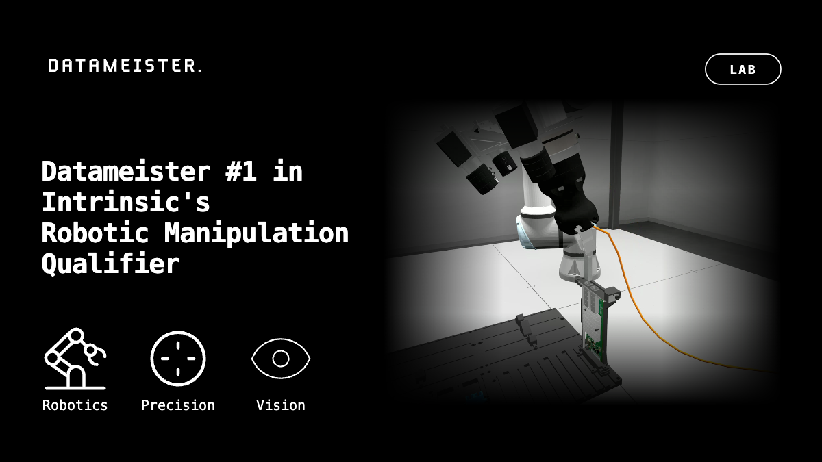 Datameister #1 in Intrinsic's robotic-manipulation challenge qualifier
