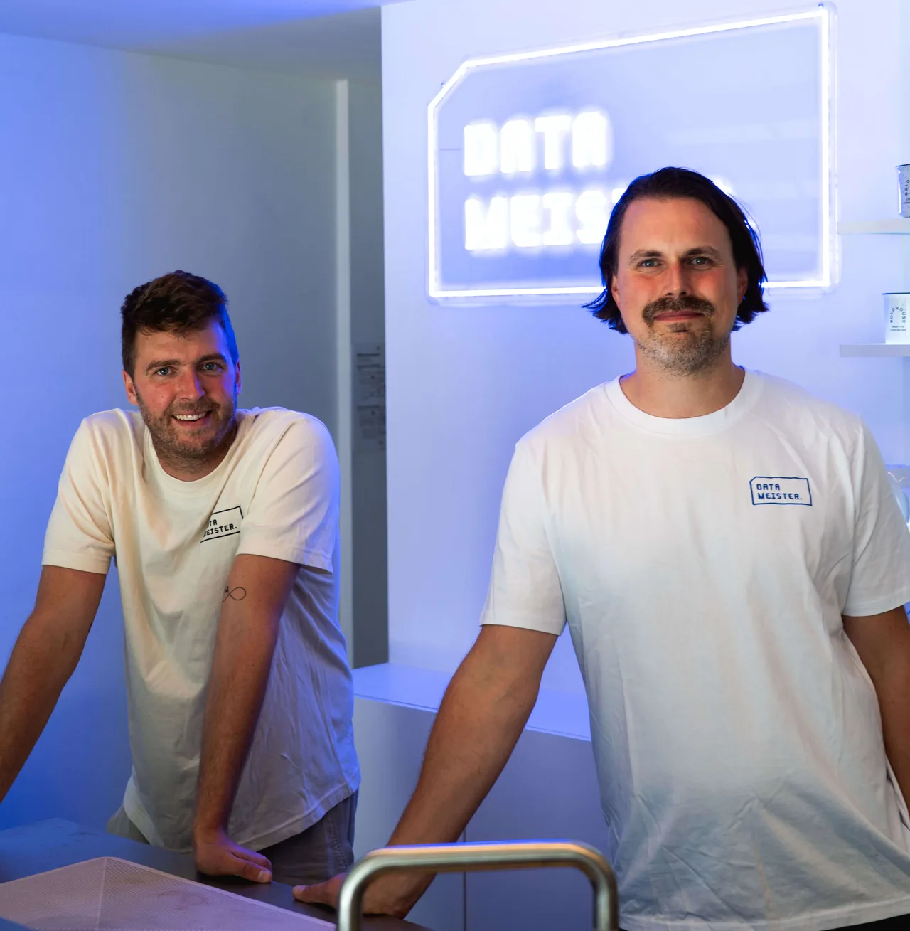Datameister co-founders Axel Vlaminck and Ruben Verhack