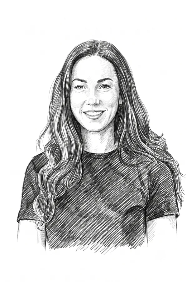 Illustrated portrait of Lily Grace Wakelin