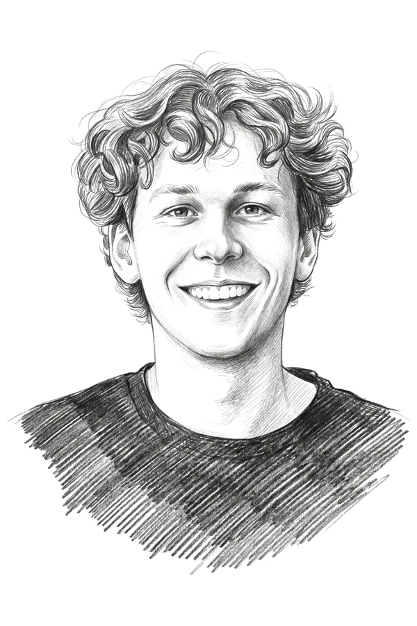 Illustrated portrait of Pieter Cooreman